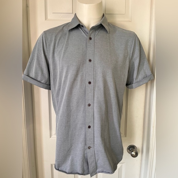 Mens Kit and Ace Short Sleeve Button Up Shirt Large - Picture 1 of 7